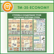 Стенд «Строповка и складирование грузов. Текстильные ленточные стропы» (TM-35-ECONOMY)